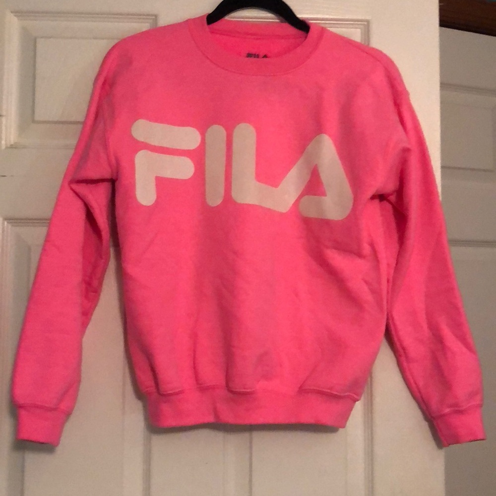 Fila Hot Pink Sweatshirt